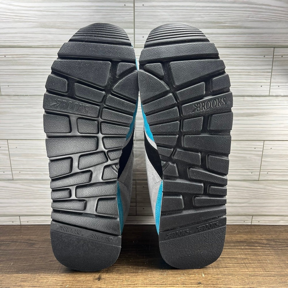 Brooks Heritage Chariot Men's Gray Teal Black Shoes - Men's Size 13 (D) - Picture 9 of 10